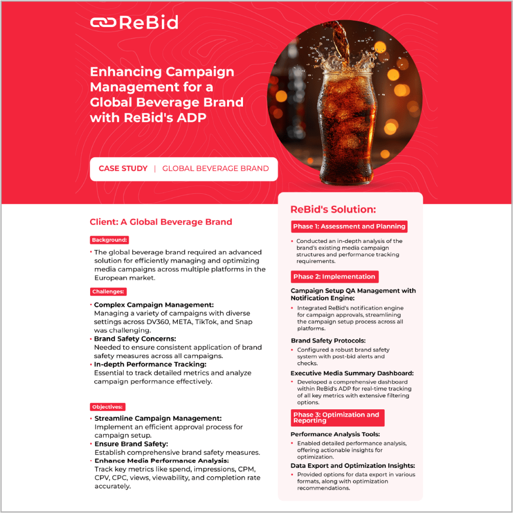 Enhancing Campaign Management for a Global Beverage Brand with ReBid's ADP Feature Image