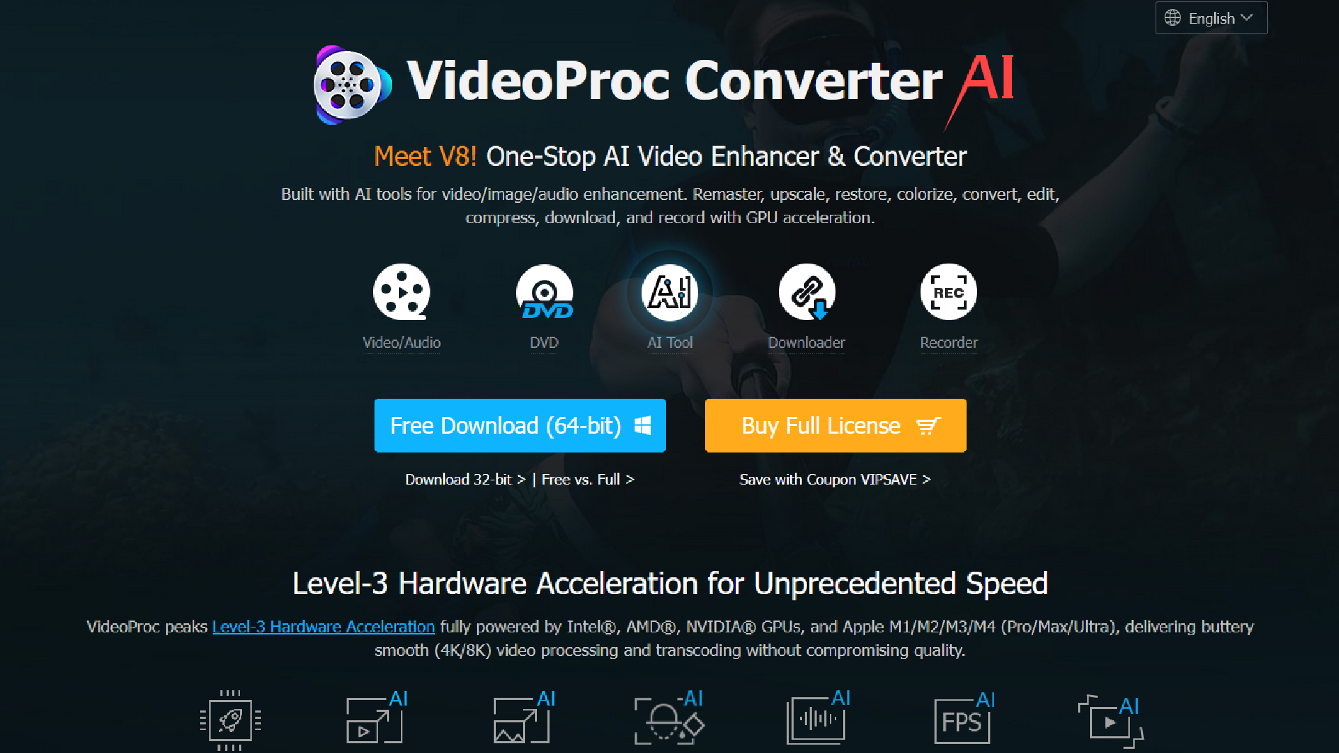 VideoProc Converter AI Updated: New AI Vocal Remover, AV1 & ProRes ...
