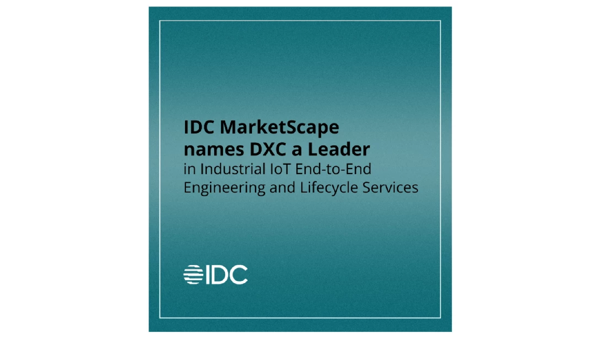 DXC Named a Leader by IDC MarketScape in Worldwide AI Services for National Civilian Government 