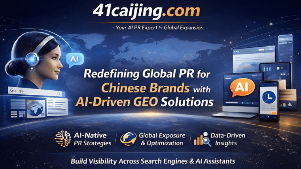 41caijing.com Redefines Global PR for Chinese Brands with AI-Driven GEO Solutions