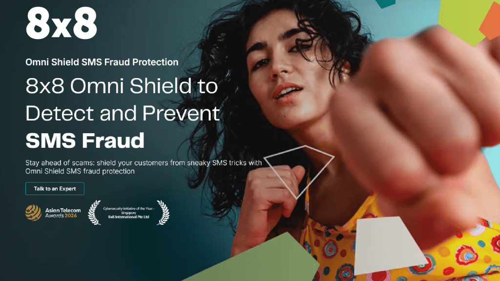 8x8 Recognized at Asian Telecom Awards 2026 for Advancing Real-Time SMS Fraud Protection