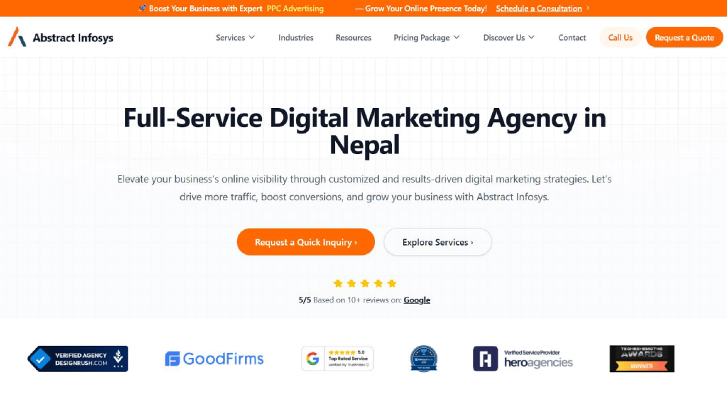 Abstract Infosys Expands into Advanced SEO & Digital Marketing
