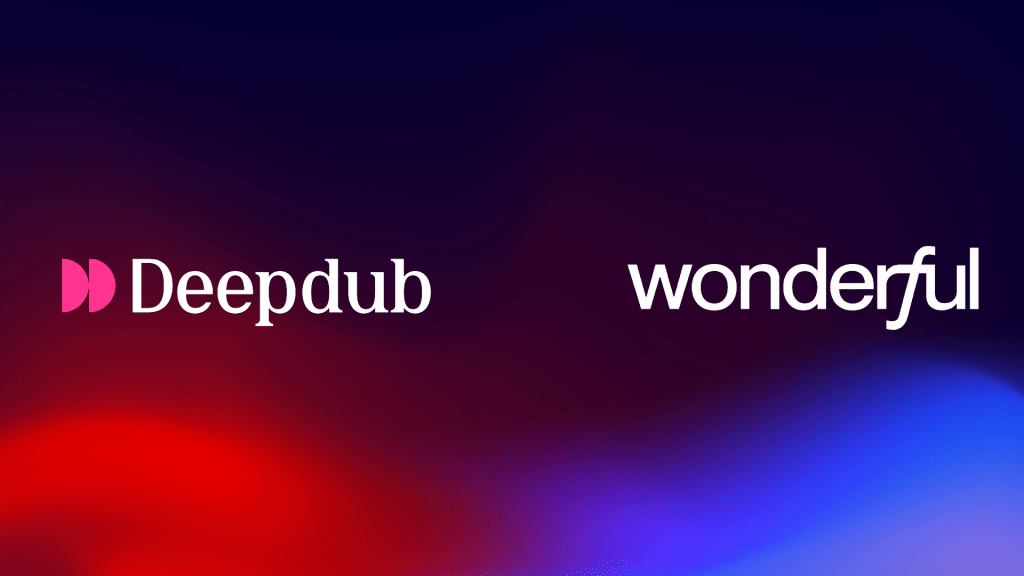 Deepdub, Wonderful Deliver Enterprise Voice Tech for Multilingual AI