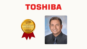 Toshiba Social Media Leader Robert Catalano Earns Gold
