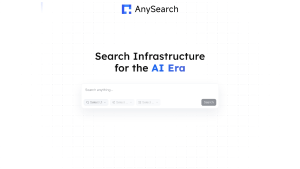 AnySearch Launches as Search Infrastructure Built for AI Agents