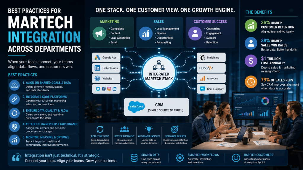 best practices for martech integration across departments