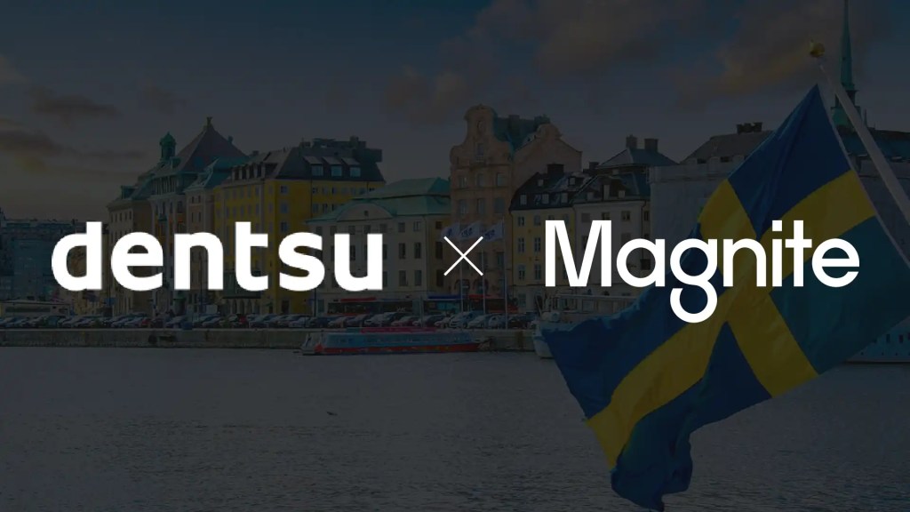 Dentsu extends Magnite partnership to streamline CTV activation across Sweden