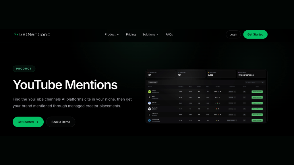 GetMentions AI Launches YouTube Mentions to Help Brands Appear in AI Answers