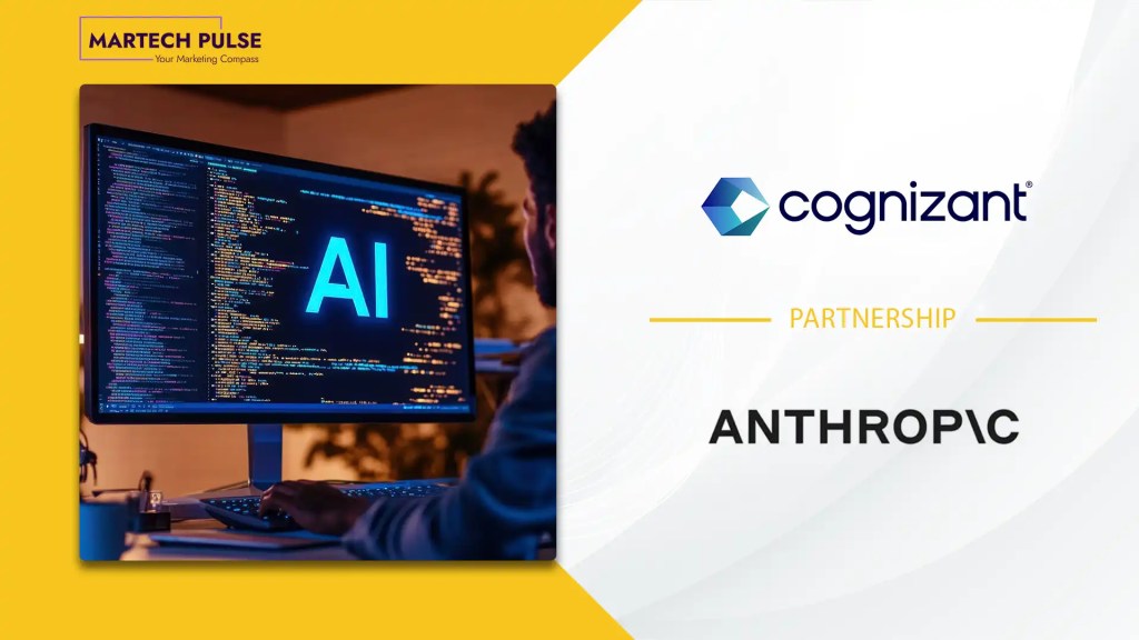 Cognizant and Anthropic expand partnership to embed Claude in Cognizant's industry platforms, helping clients close the gap between AI promise and business outcomes