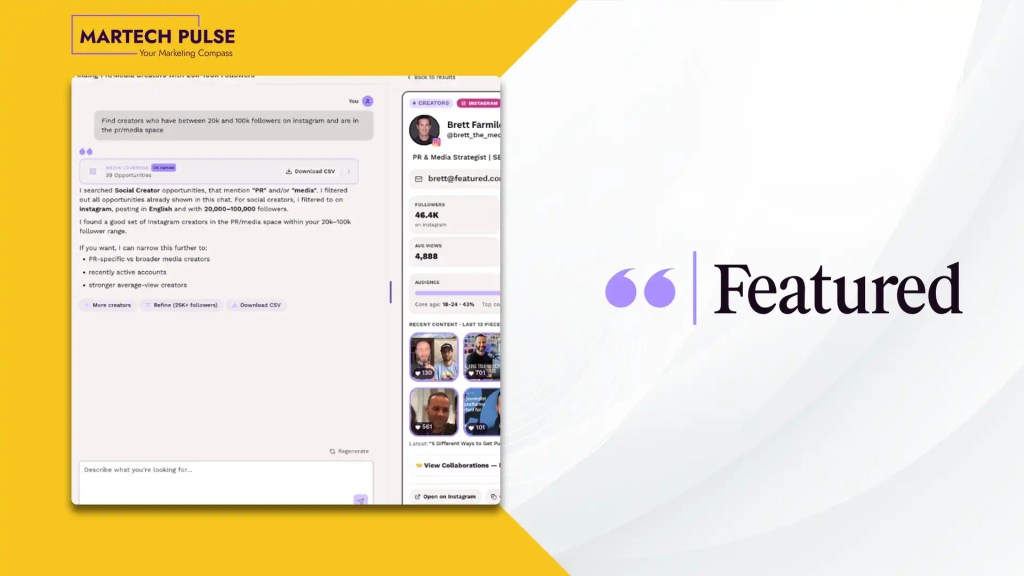 Featured Launches Find Creators Search With 380 Million Creators Across Instagram, TikTok, and YouTube