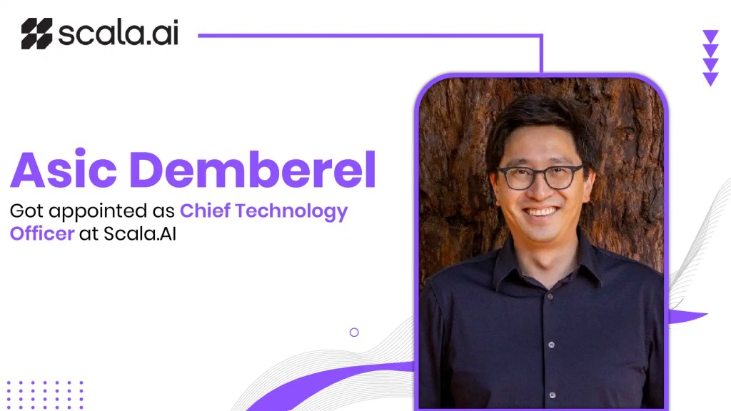 Scala.AI Appoints Amazon Technology Leader Asic Demberel as Chief Technology Officer