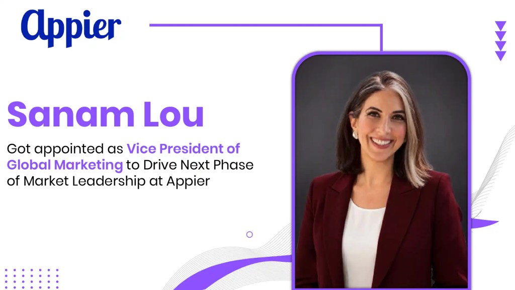 Appier Appoints Sanam Lou as VP of Global Marketing to Drive Next Phase of Market Leadership