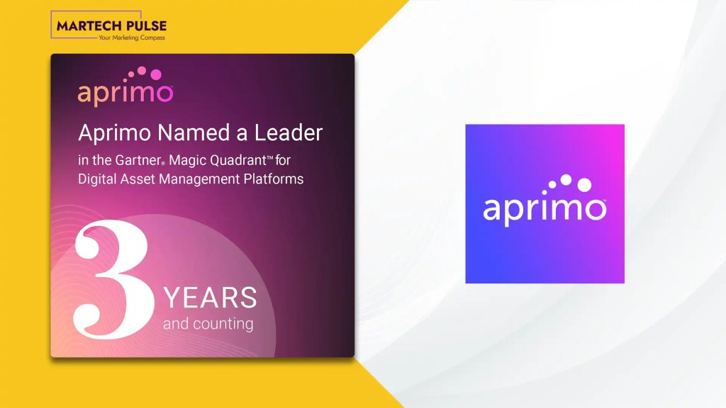 Aprimo Recognized as a Leader for a Third Consecutive Year in the 2026 Gartner® Magic Quadrant™ for Digital Asset Management