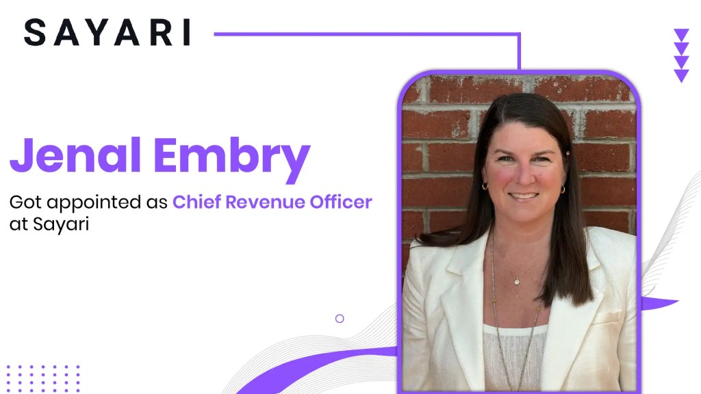 Sayari Appoints Jenal Embry Its First Chief Revenue Officer